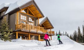 Big White Ski Resort Snowboarders